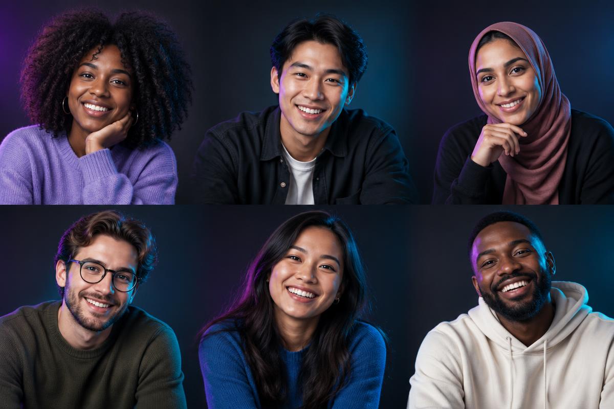 A diverse ShedoChat community ready to connect